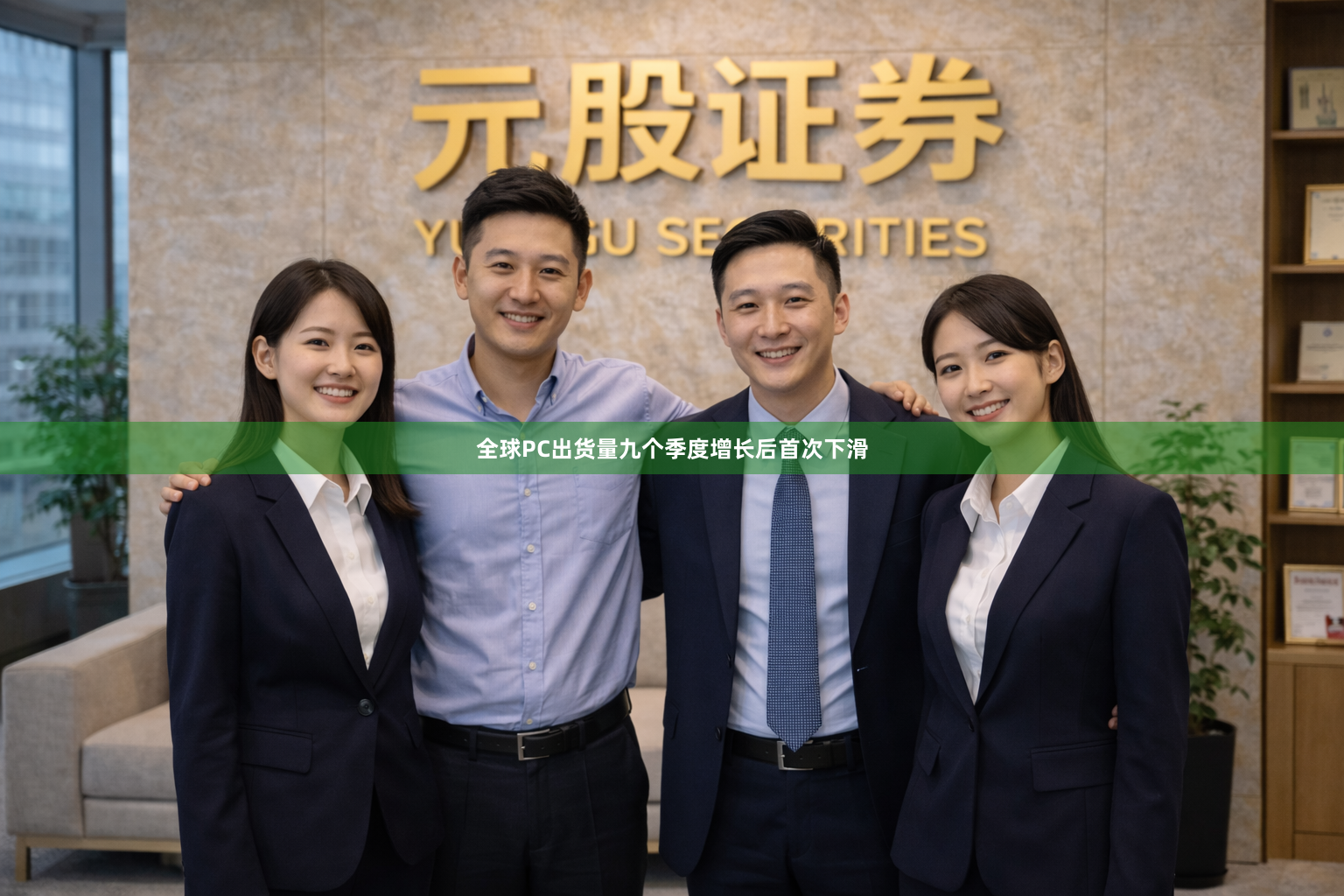 全球PC出货量九个季度增长后首次下滑