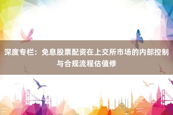 深度专栏：免息股票配资在上交所市场的内部控制与合规流程估值修