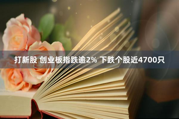 打新股 创业板指跌逾2% 下跌个股近4700只