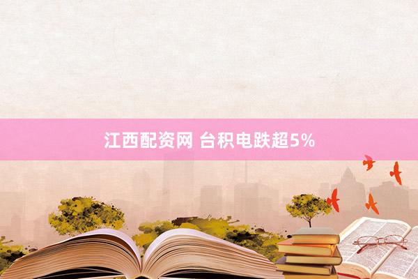 江西配资网 台积电跌超5%